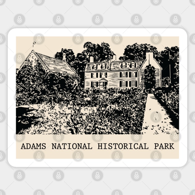 Adams National Historical Park Sticker by Lakeric